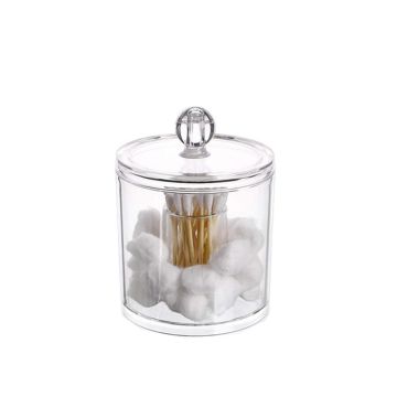 Cotton Ball and Bud Holder with Lid