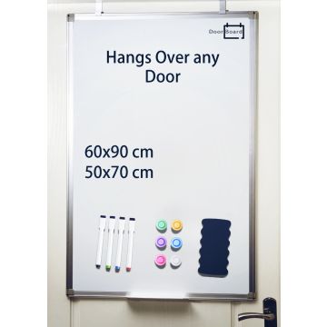 DoorBoard Magnetic Whiteboard with Aluminium Frame