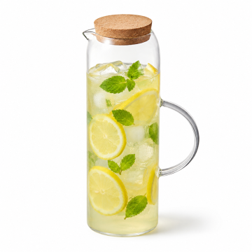 Round Glass Jug, 1.5L